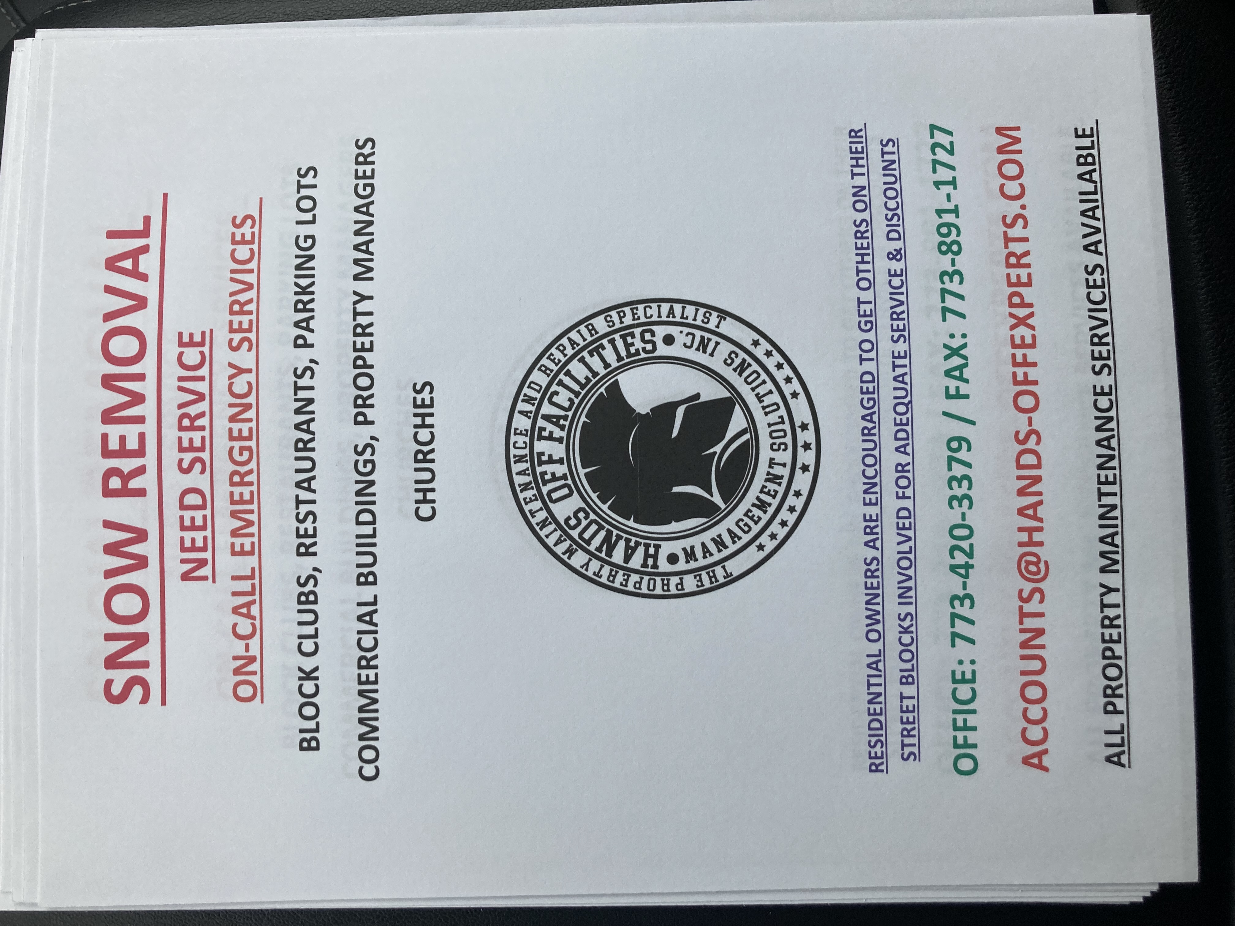 Hands Off Facilities Management Solutions 