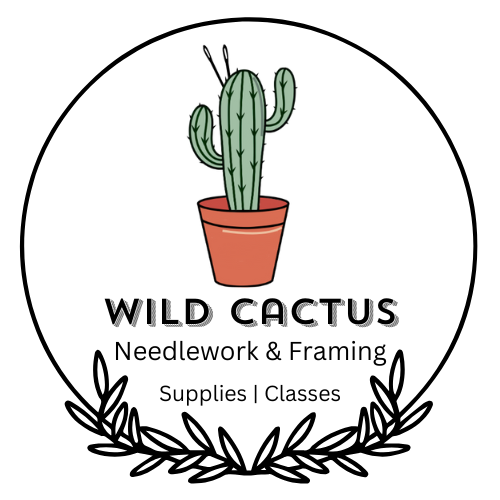 Wild Cactus Needlework and Framing