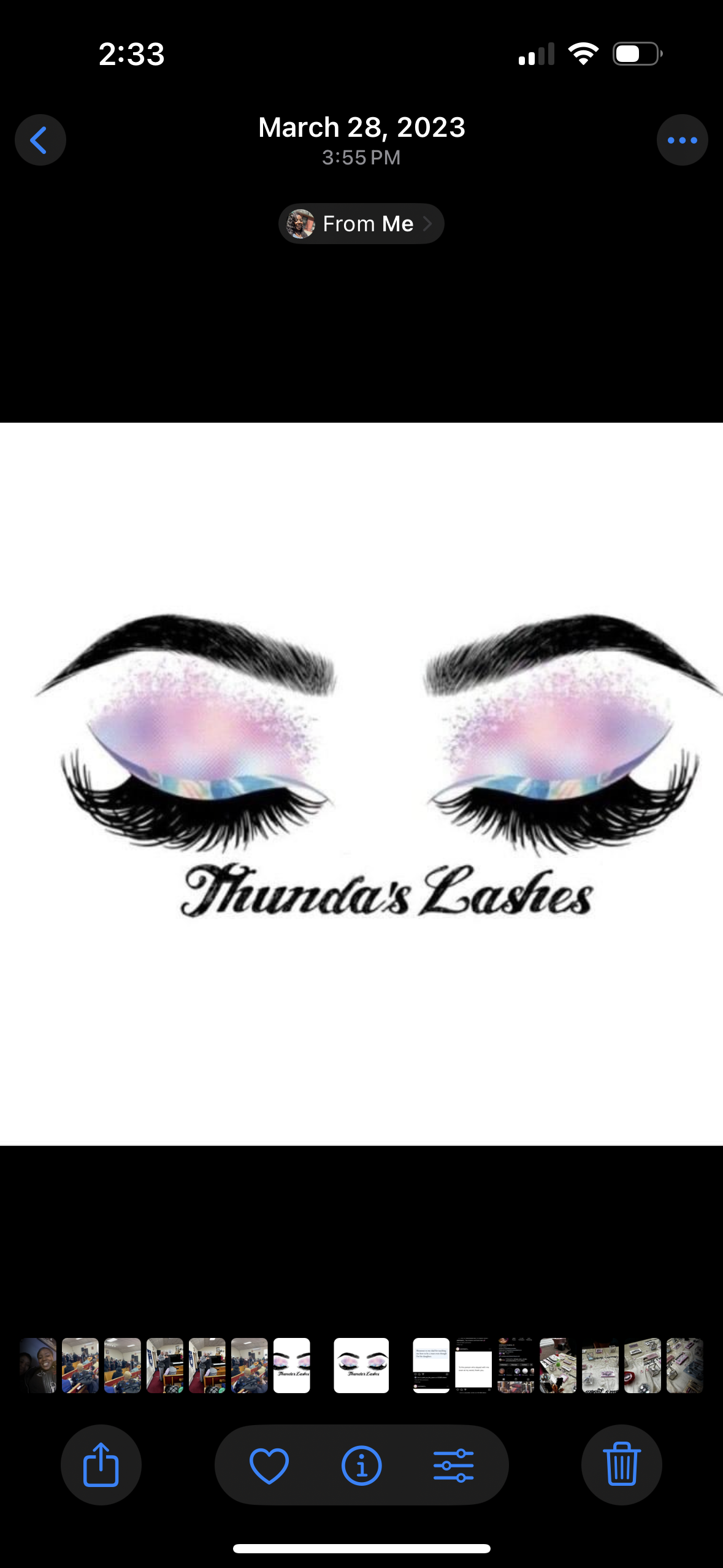 Thunda’s makeup&lashes