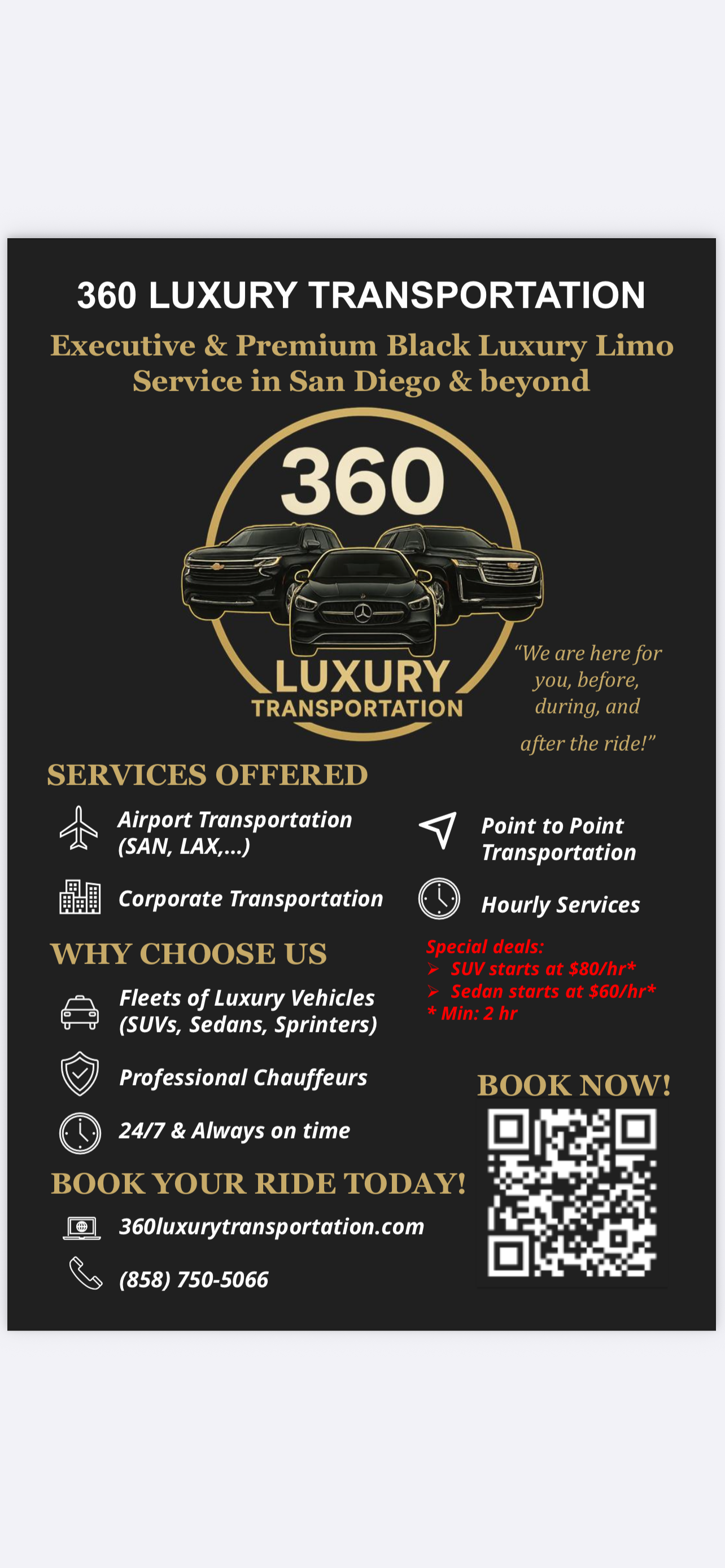 360 Luxury Transportation LLC