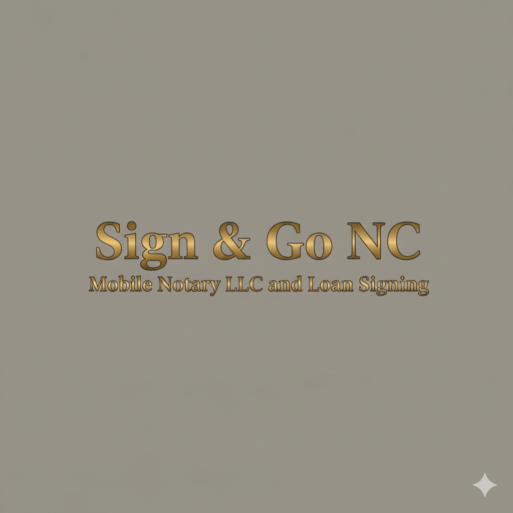 Sign And Go Nc Mobile Notary LLC