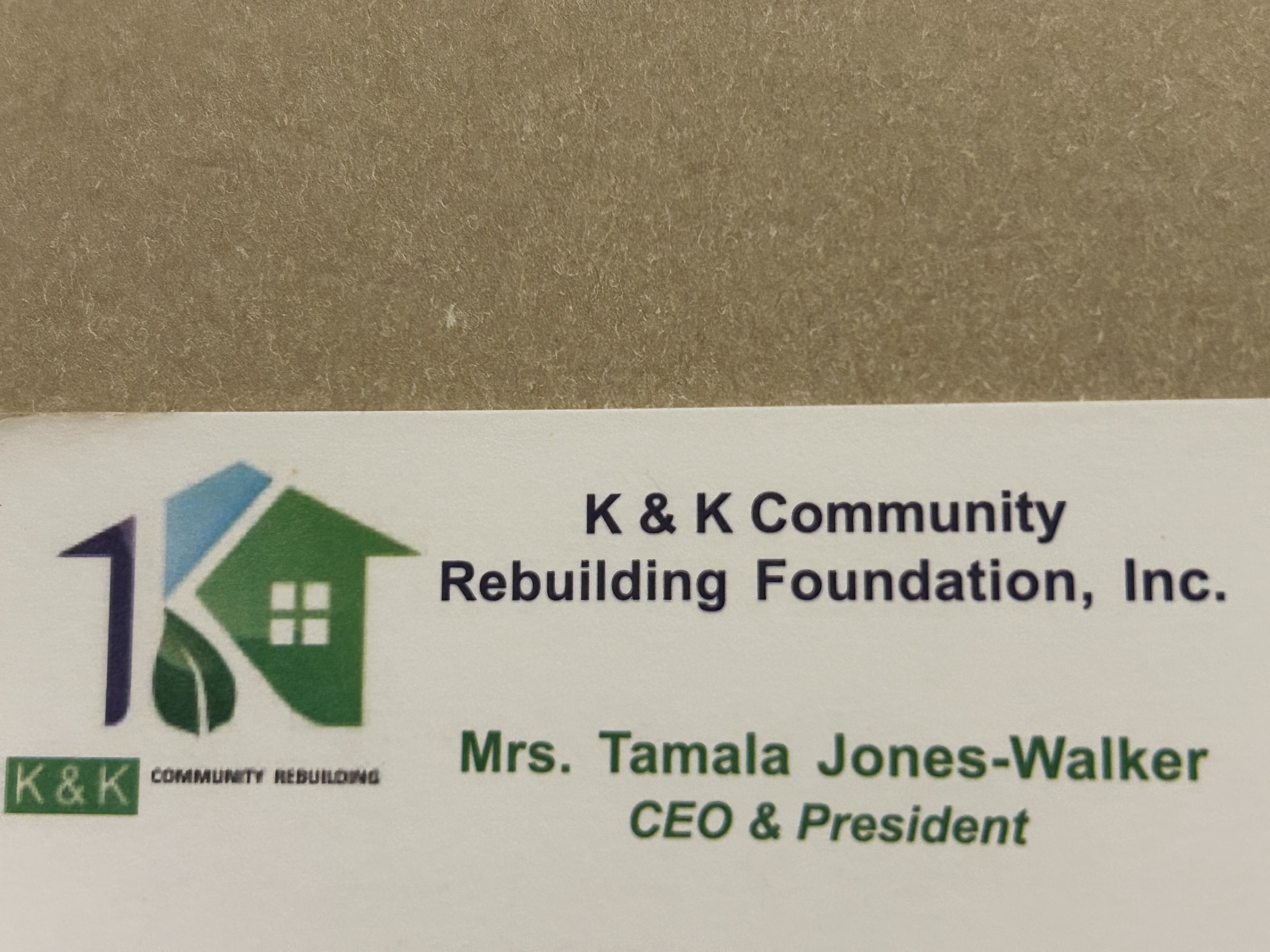 K&K Community Rebuilding Foundation Inc