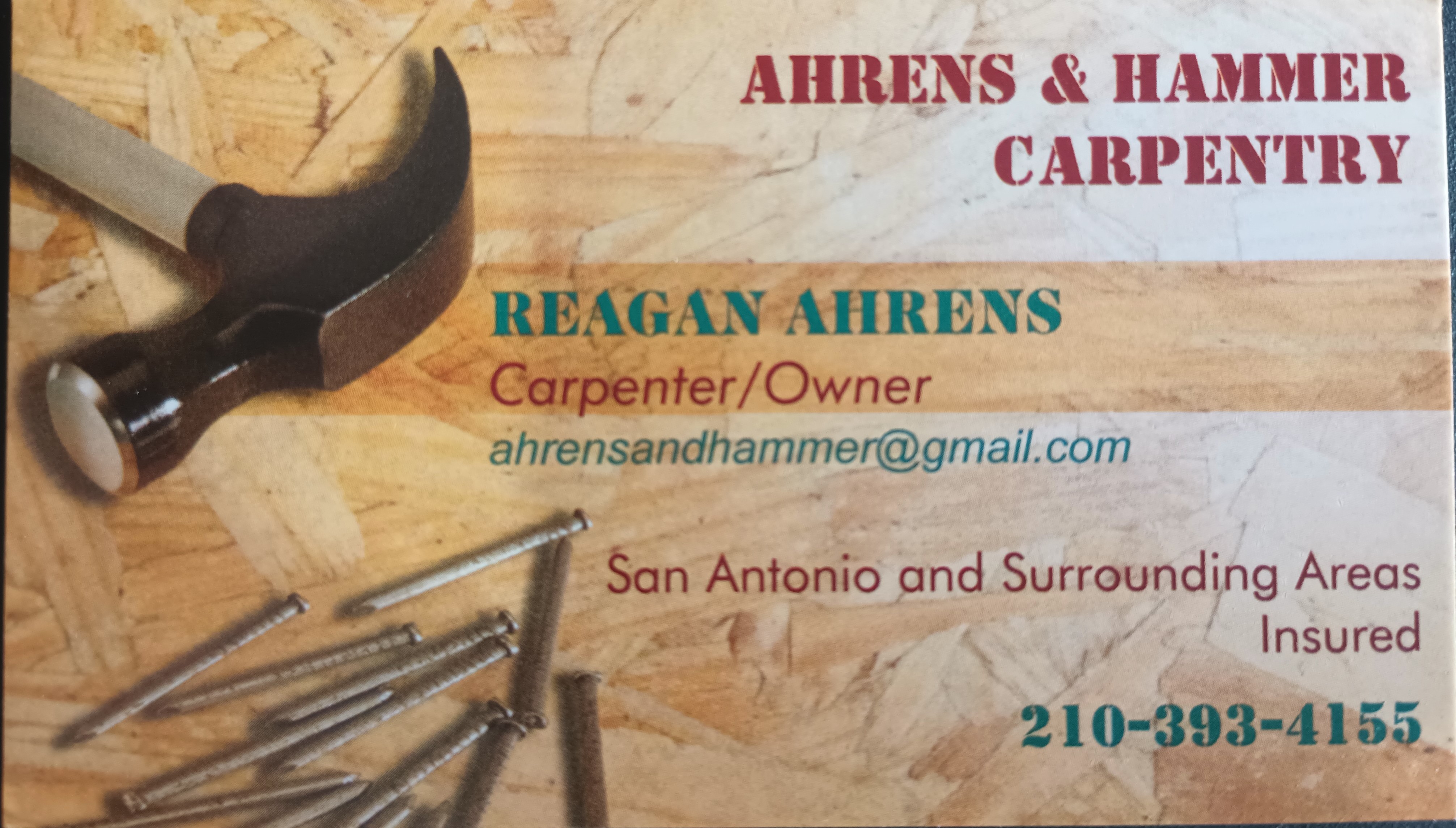 Ahrens And Hammer Carpentry L.l.c.