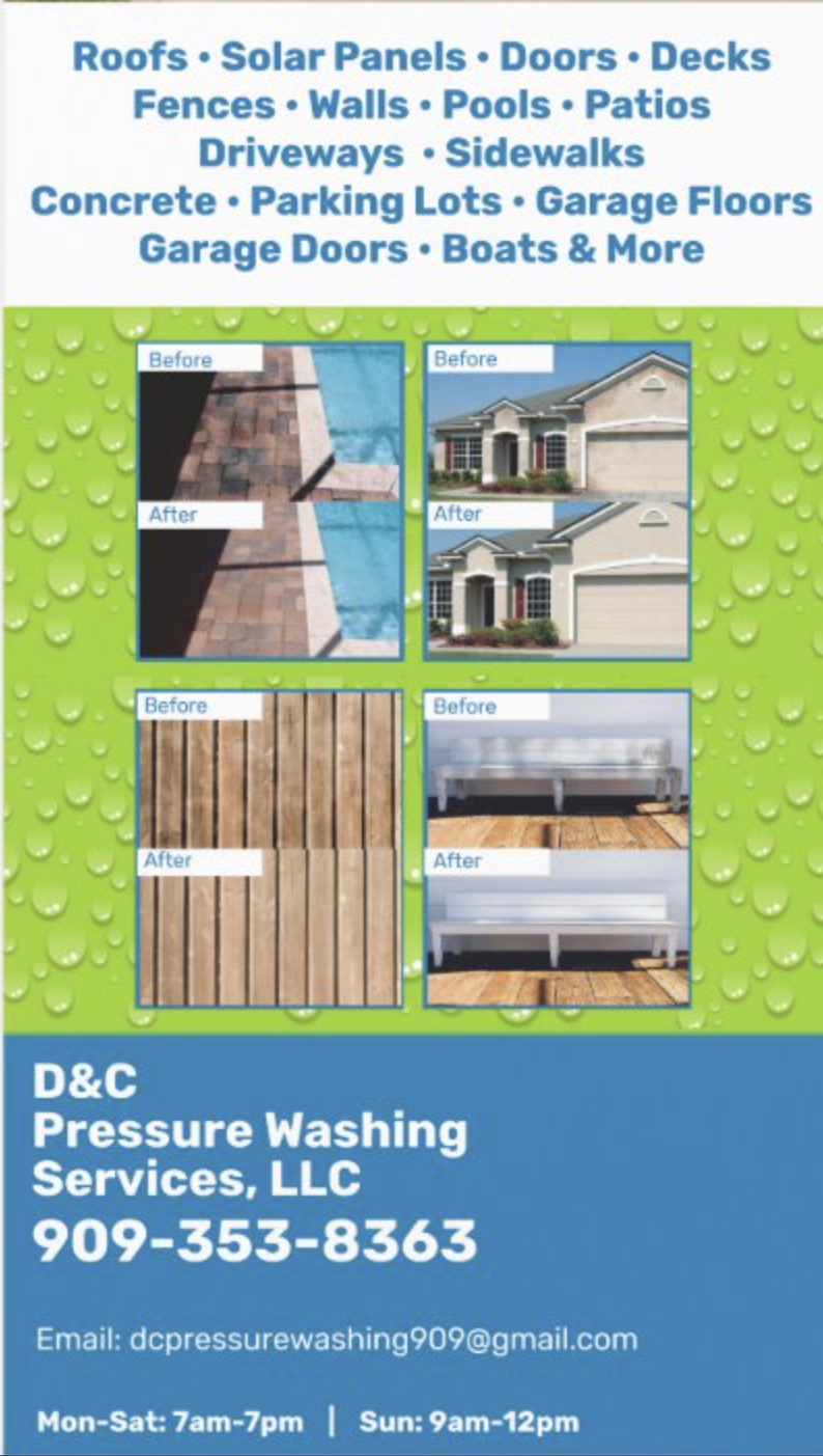 D&C pressure washing