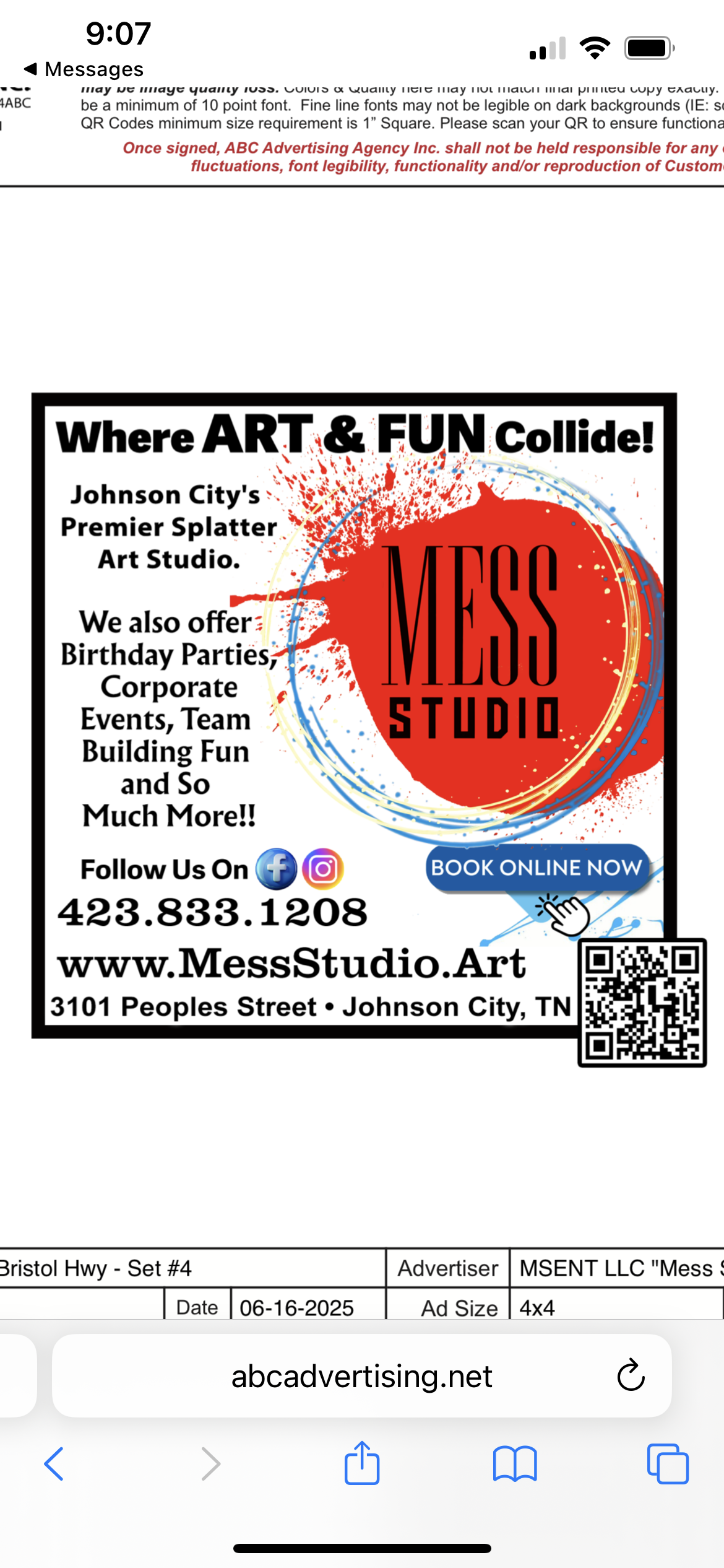 Ms Ent LLC (mess Studio)