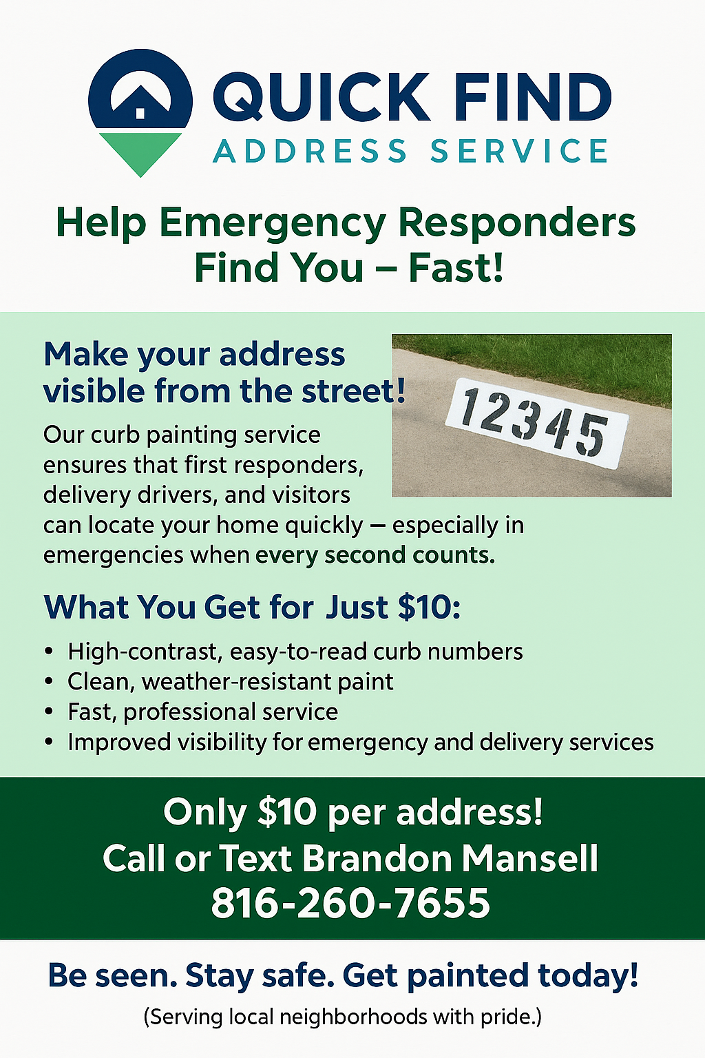 QUICK FIND ADDRESS SERVICE 