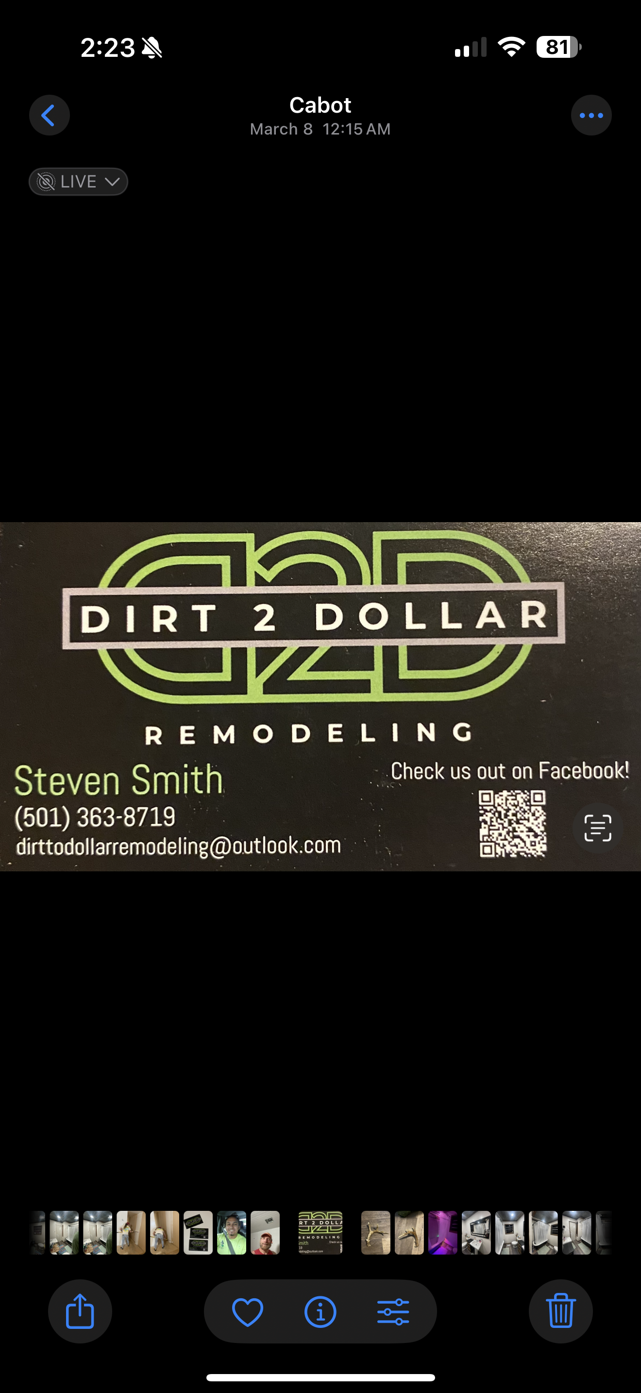 Dirt 2 Dollar Remodeling ,LLC