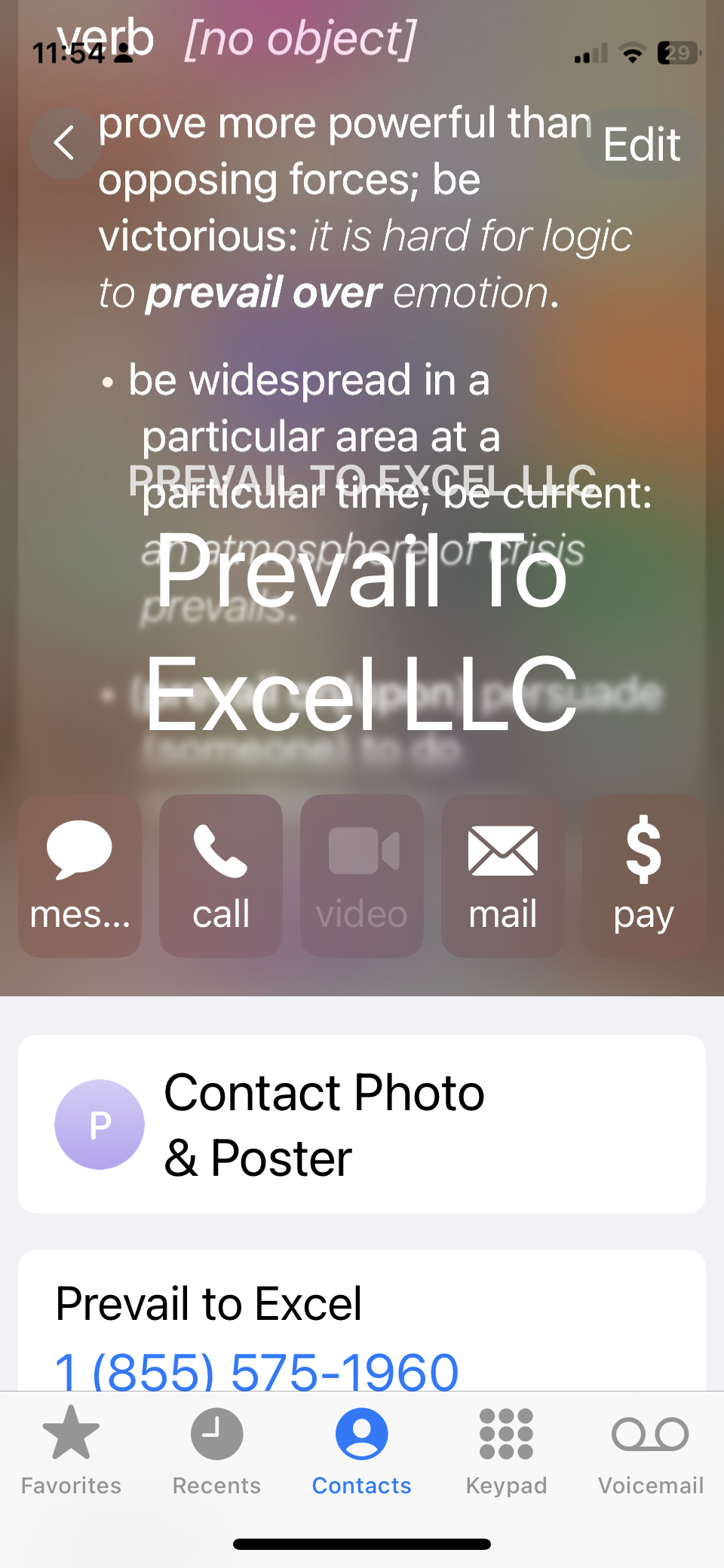 Prevail To Excel LLC