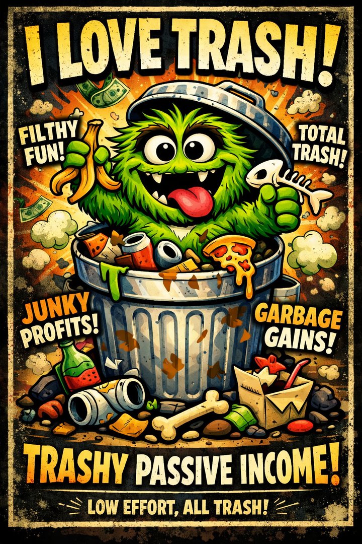 Here are “Trashy” passive income ideas