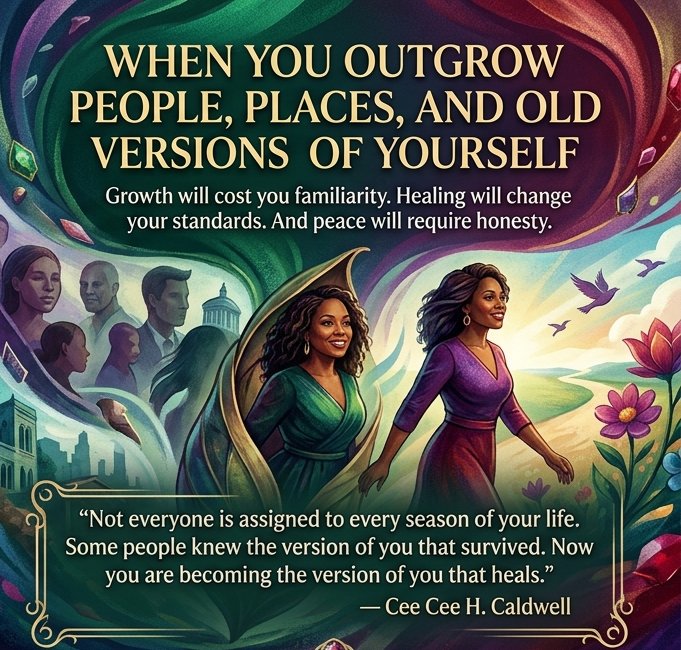 When You Outgrow People, Places, and Versions of Yourself