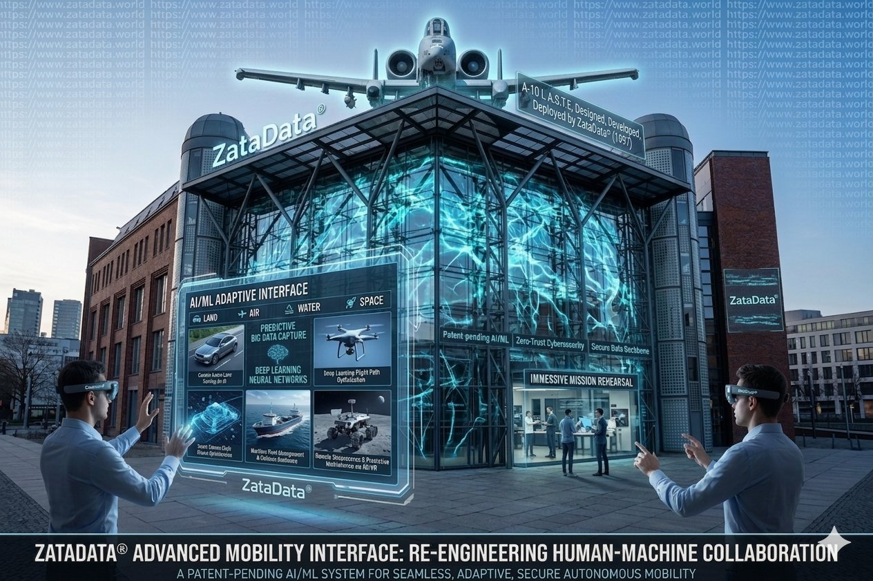 Revolutionizing Autonomous Mobility: Inside ZataData®️’s Patent-Pending AI/ML Human Interface