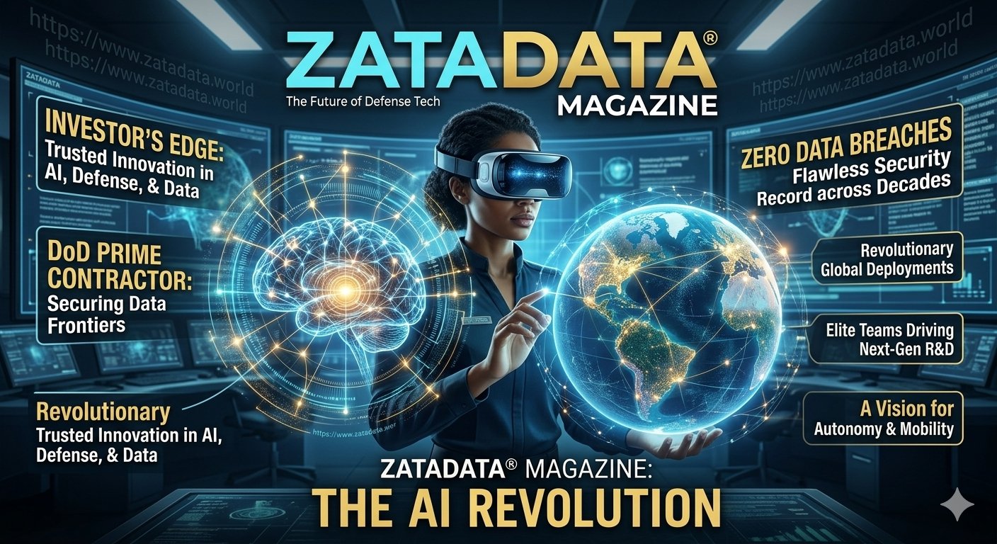 Why ZataData®️ Is a Magnet for Investors: Trusted Innovation in AI, Big Data, and Defense