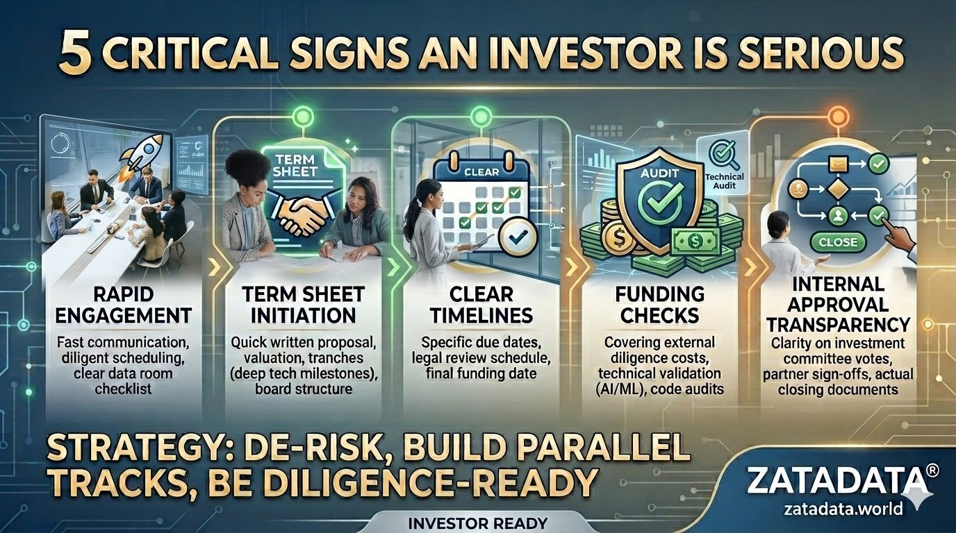 5 Critical Signs An Investor Is Serious About Investing: Agreements, Steps, and Strategies for Tech Companies