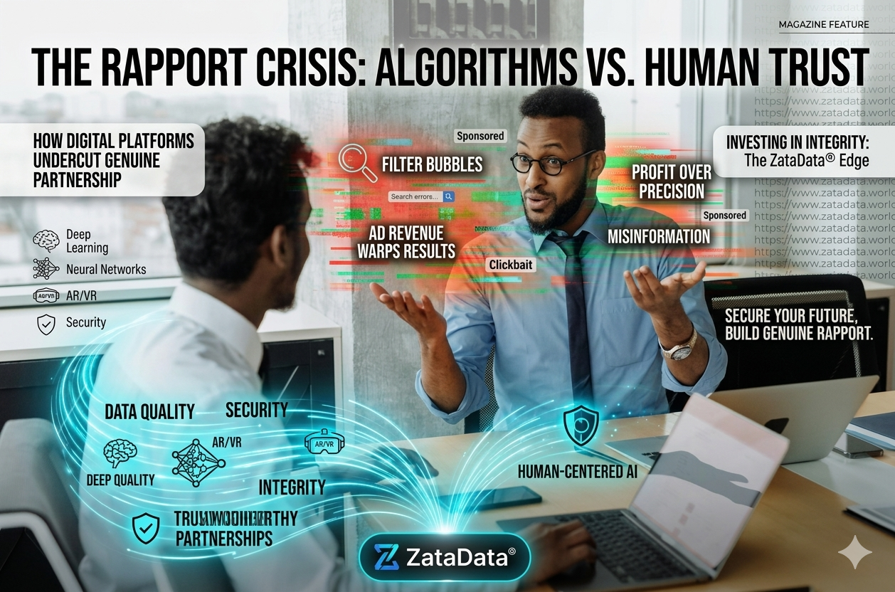 4 Ways Search Errors and Ad Revenue Undermine Human Connection: Building Trust in a Digital Age