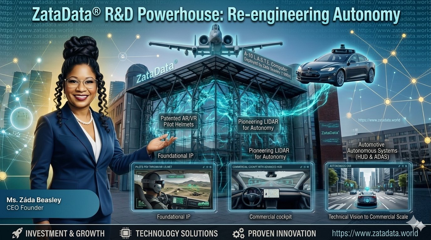 From Fighter Jets to Everyday Life: How ZataData®️’s Pioneering Work in Autopilot, AR/VR, and LIDAR Changed Industries