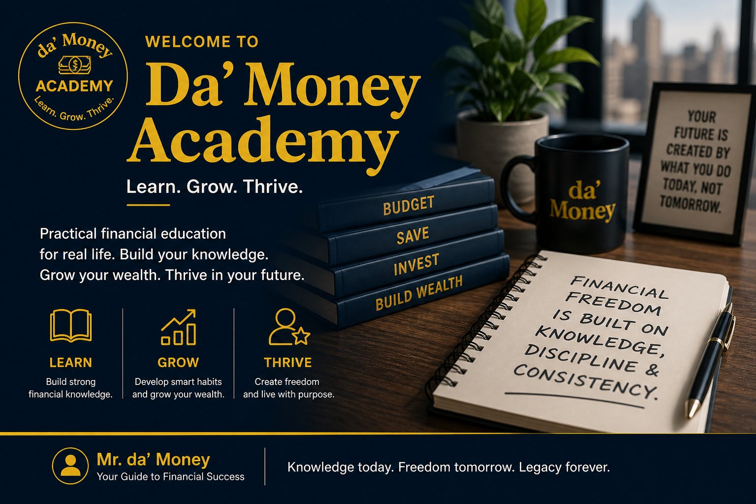 Welcome to Da’ Money Academy