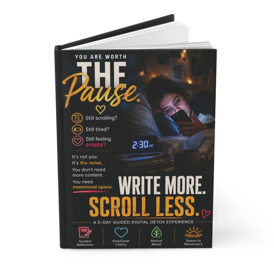 Write More. Scroll Less. Why Your Soul Needs a Pause