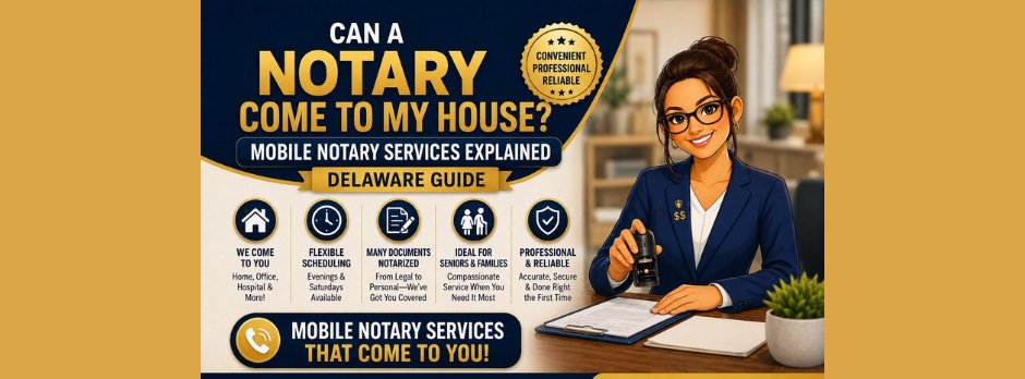 Can a Notary Come to My House?