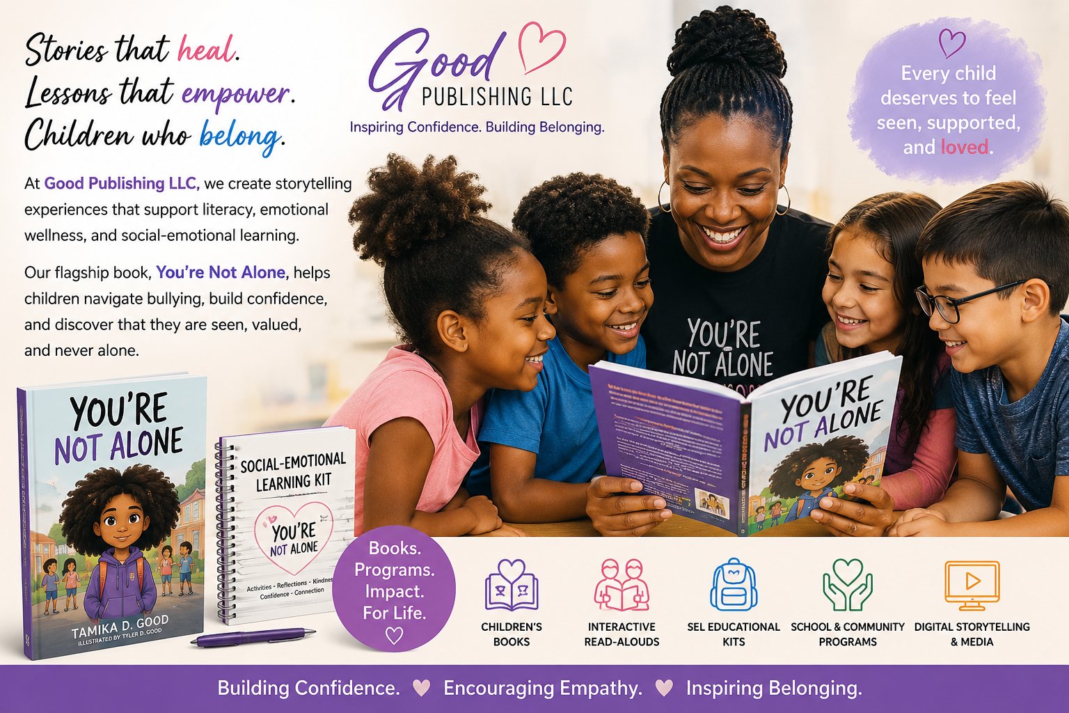 The Transformative Power of Storytelling: Helping Children Thrive with Good Publishing LLC