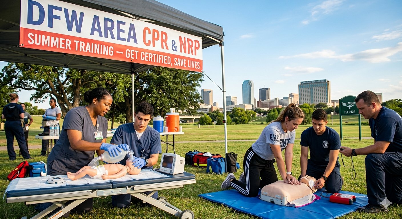 Stay Prepared: The Importance of Up-to-Date CPR and NRP Training This Summer in DFW