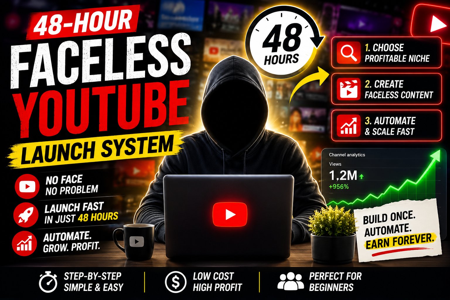 Revolutionize Your Content Creation: The 48-Hour Faceless YouTube Launch System