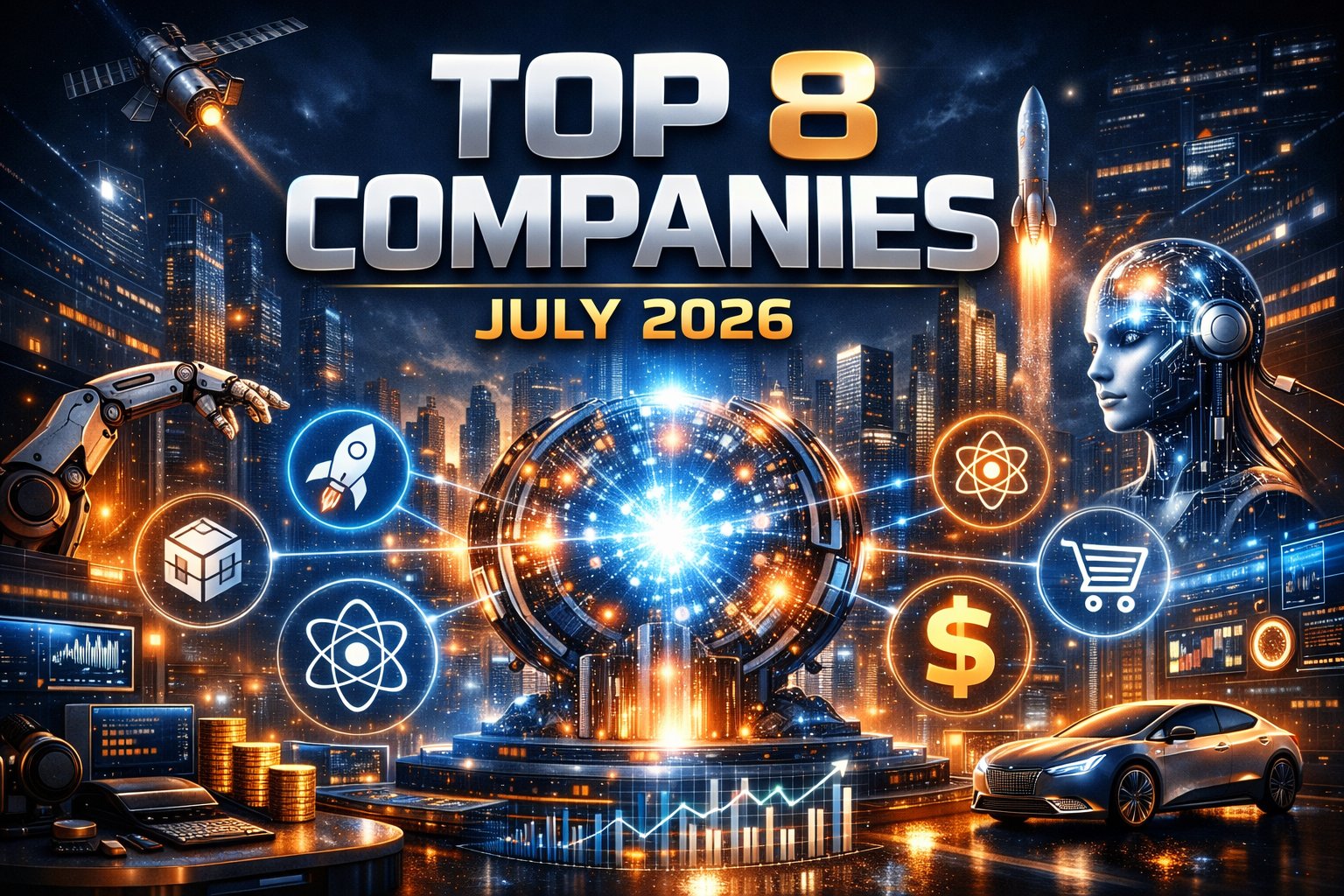 Top 8 Companies to Watch in July 2026: Tech Giants and Industry Disruptors
