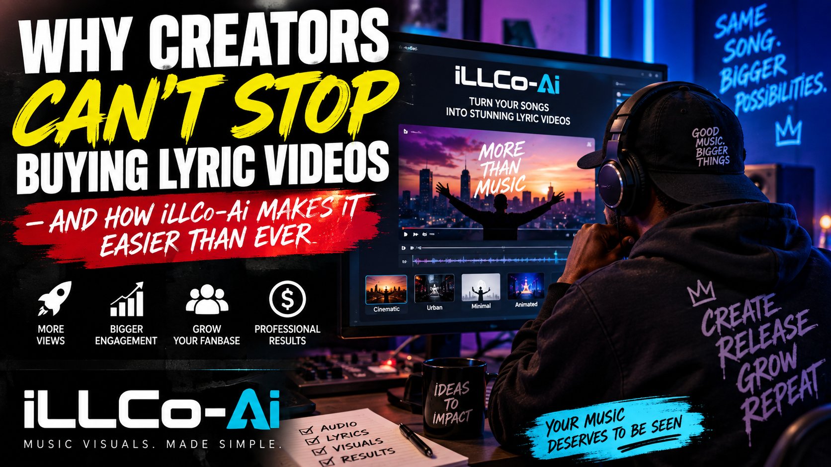 Why Creators Can’t Stop Buying Lyric Videos—And How iLLCo-Ai Makes It Easier Than Ever