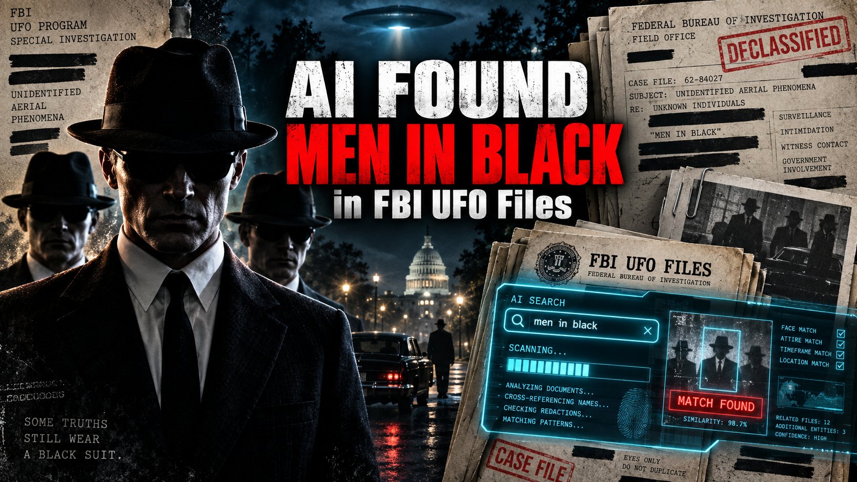 AI Found Men in Black in FBI UFO Files
