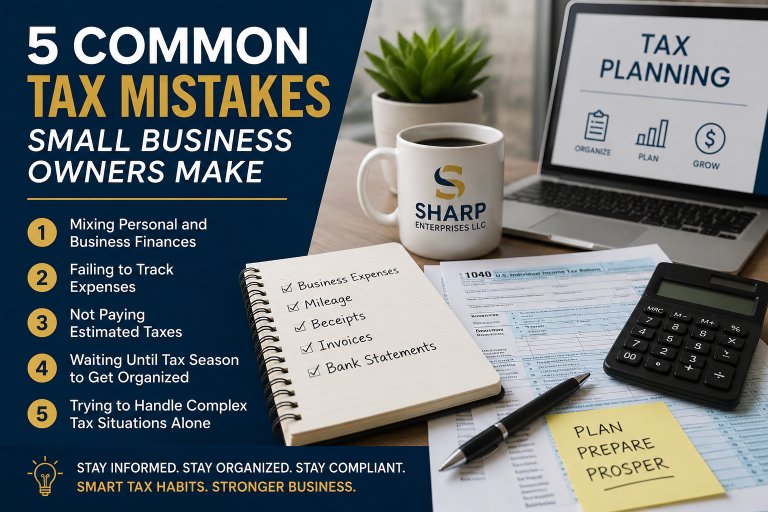 5 Common Tax Mistakes Small Business Owners Make (And How to Avoid Them)