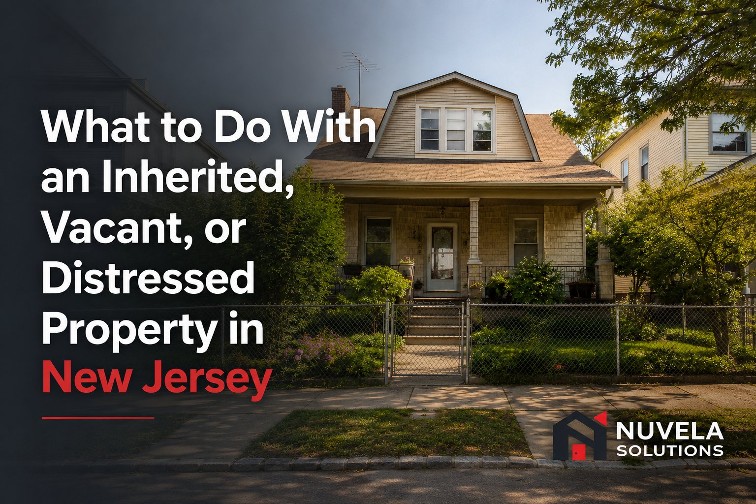 What to Do With an Inherited, Vacant, or Distressed Property in New Jersey