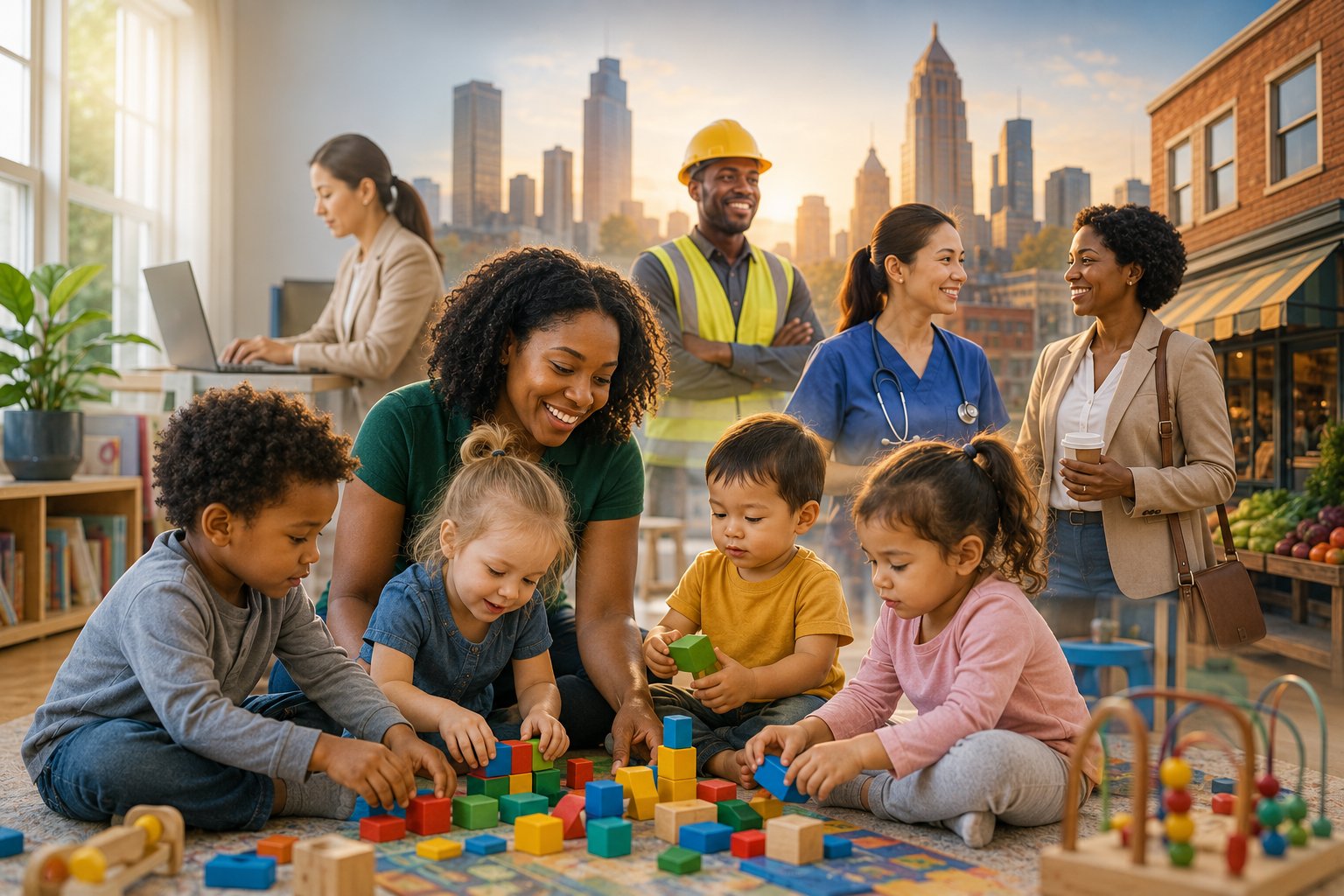 The Economic Ripple Effect of Childcare Learning Centers: Why Access Matters for Everyone