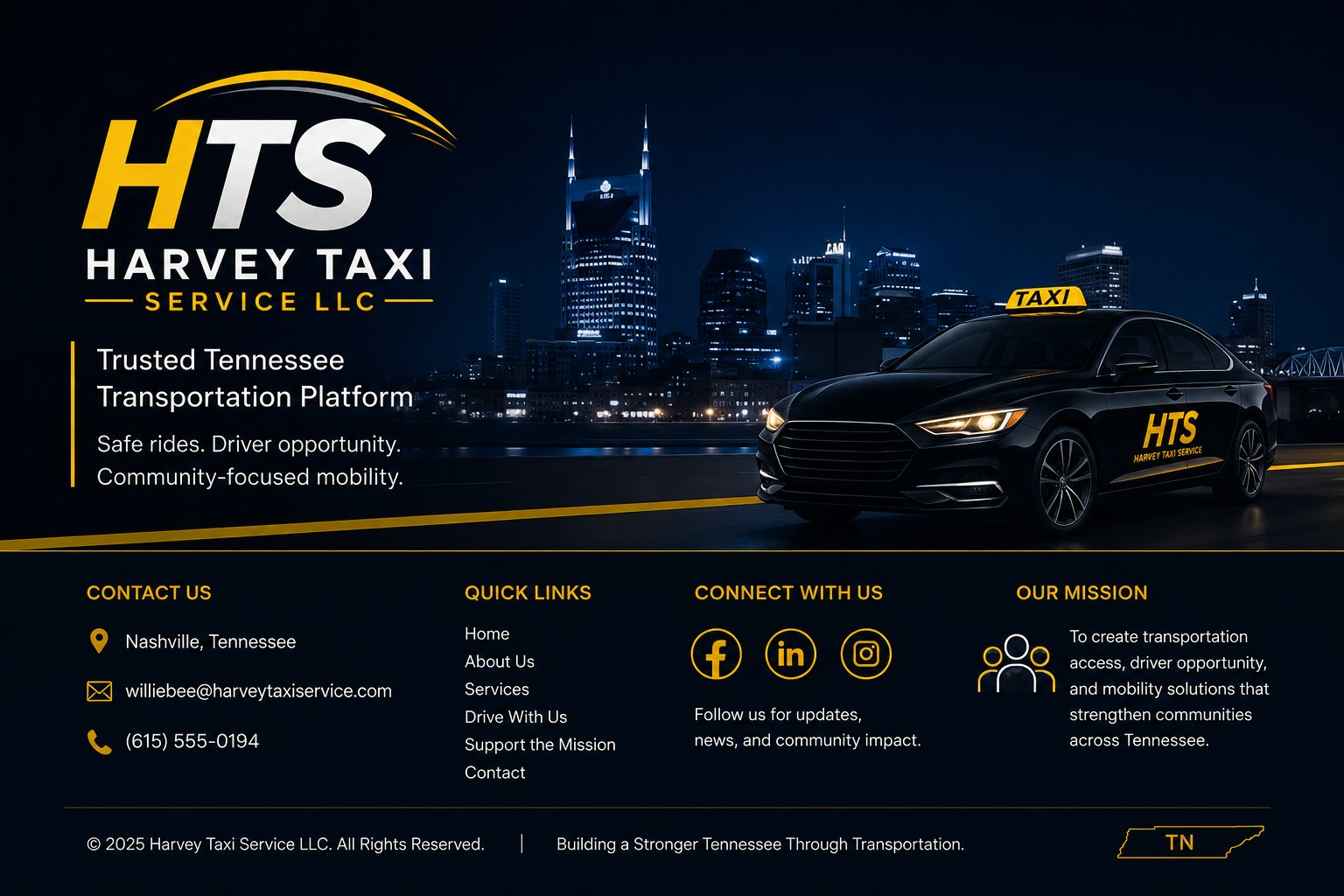 Building a Movement: Harvey Taxi Service LLC and Harvey Transportation Assistance Foundation Seek Visionary Collaborators