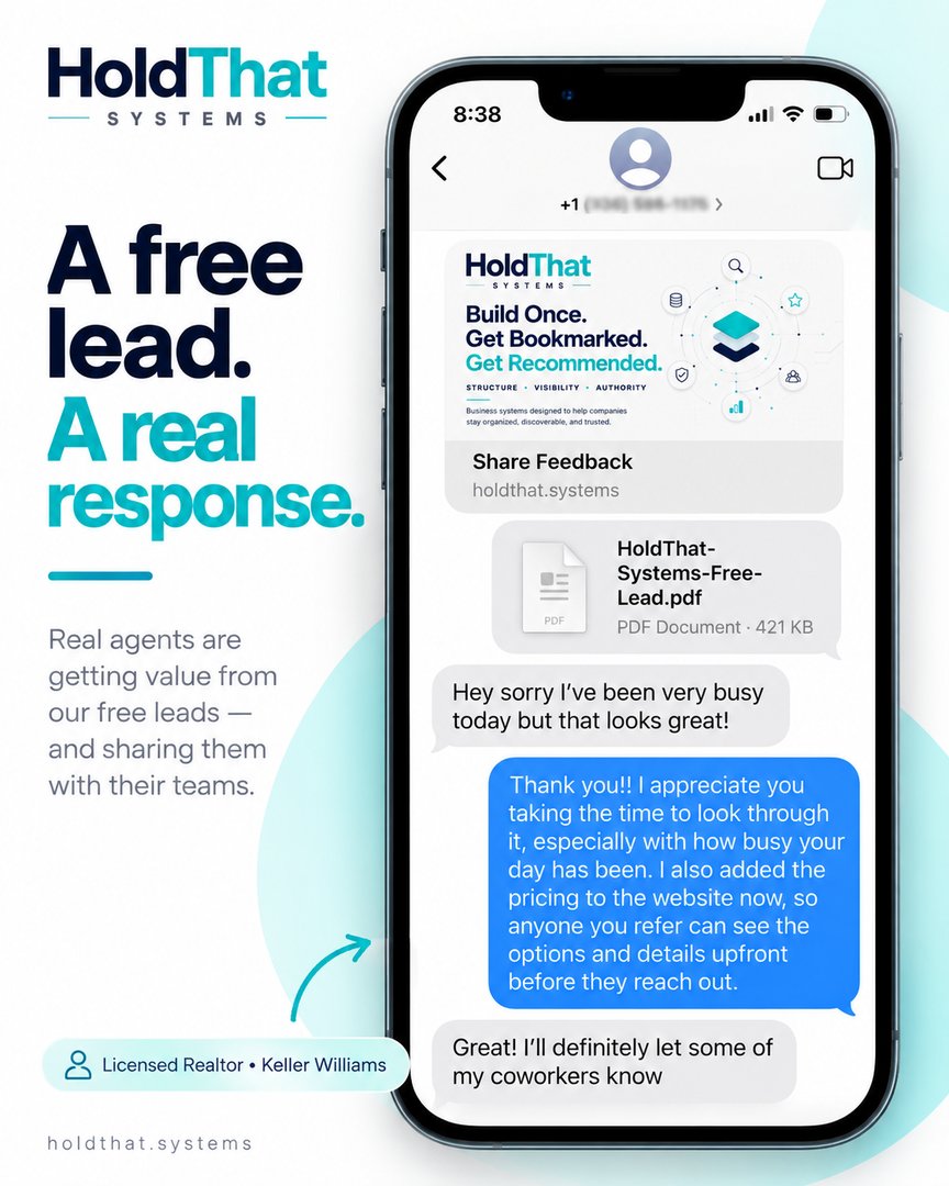 Unlocking Real Estate Opportunities: How HoldThat Systems Delivers Targeted, Context-Rich Leads