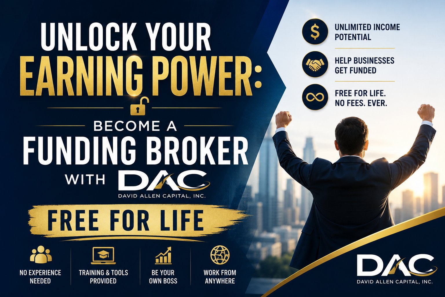 Unlock Your Earning Power: Become a Funding Broker with DAC—Free for Life