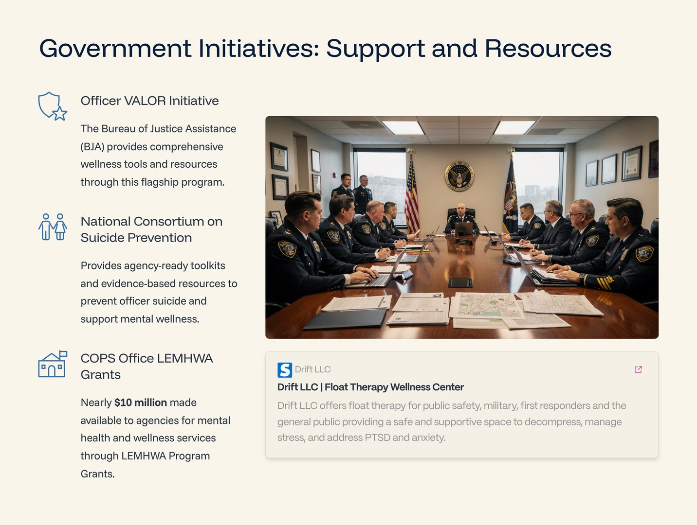 Championing Officer Wellness: The Impact of the Officer VALOR Initiative and Federal Resources on Law Enforcement Mental Health