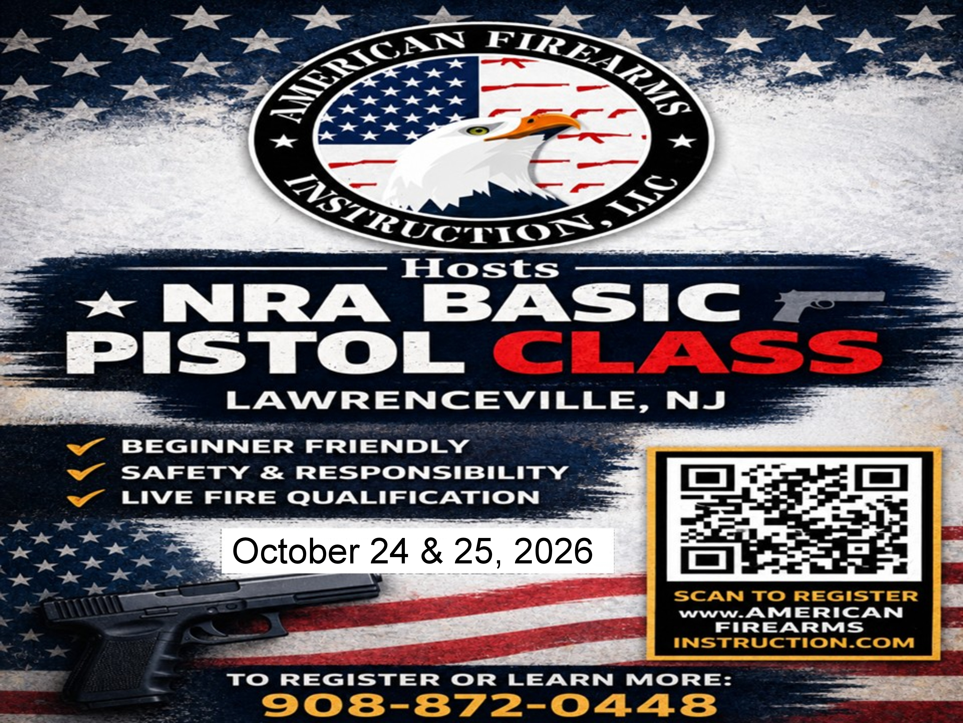 We have scheduled our courses for October 2026. Please our flyers.