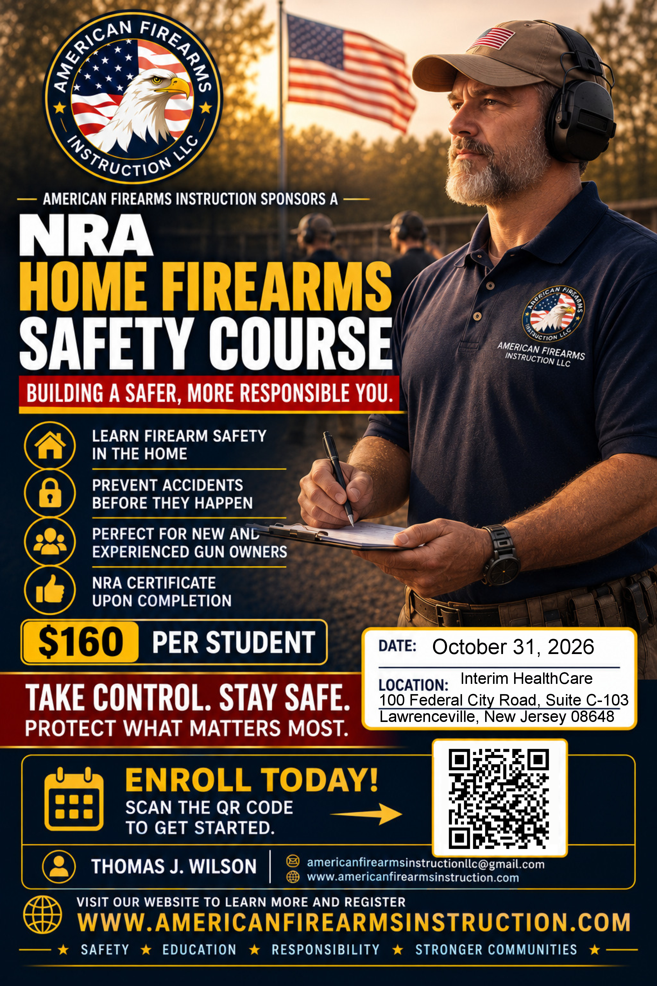 We have scheduled our courses for October 2026. Please our flyers.