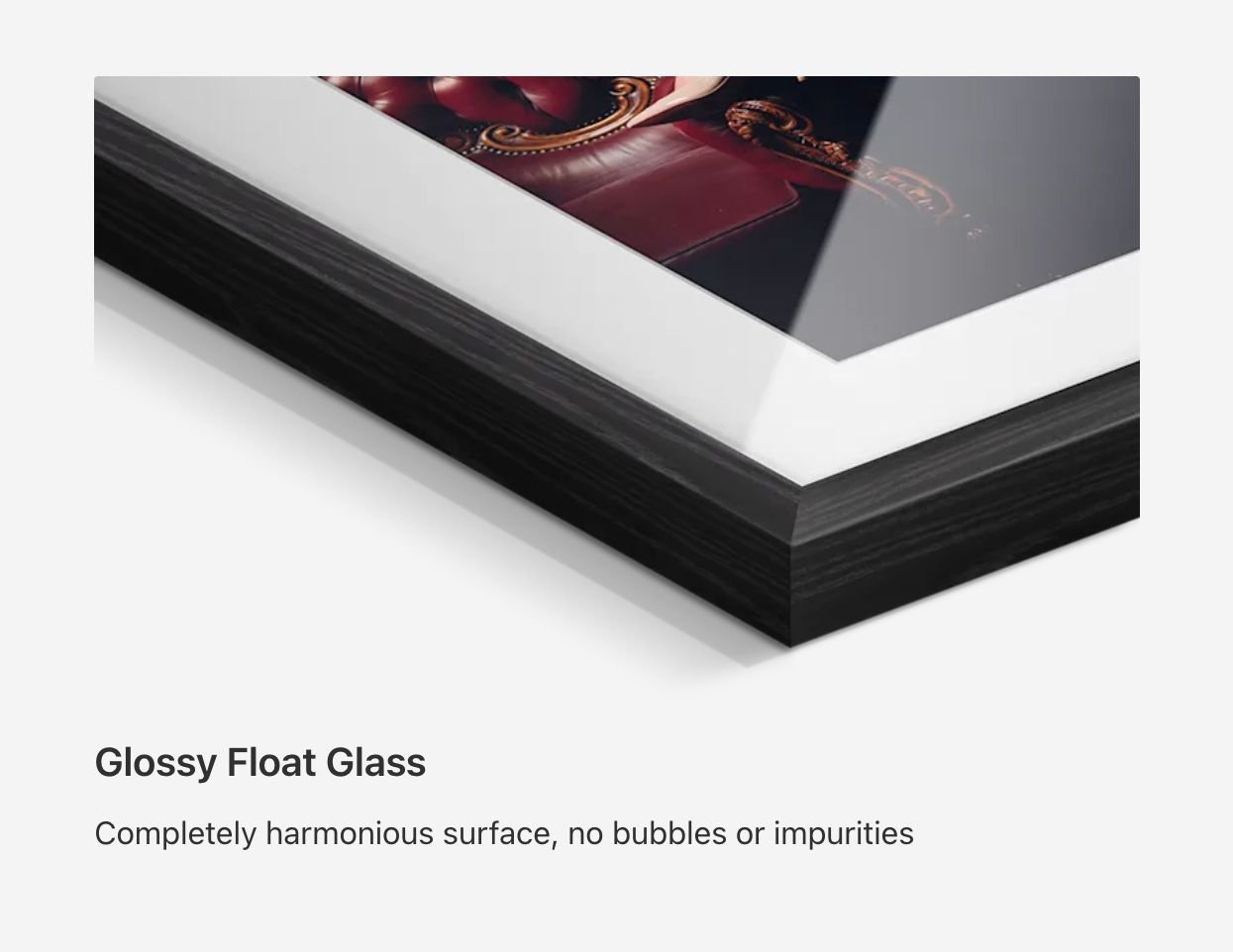 Framed Glass Options   Glossy Float