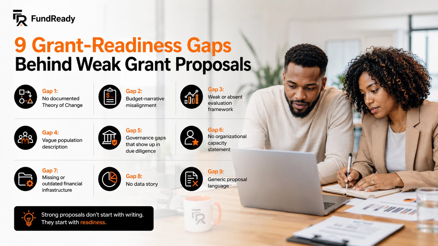 9 Grant-Readiness Gaps Behind Weak Grant Proposals (and what to do about each one)