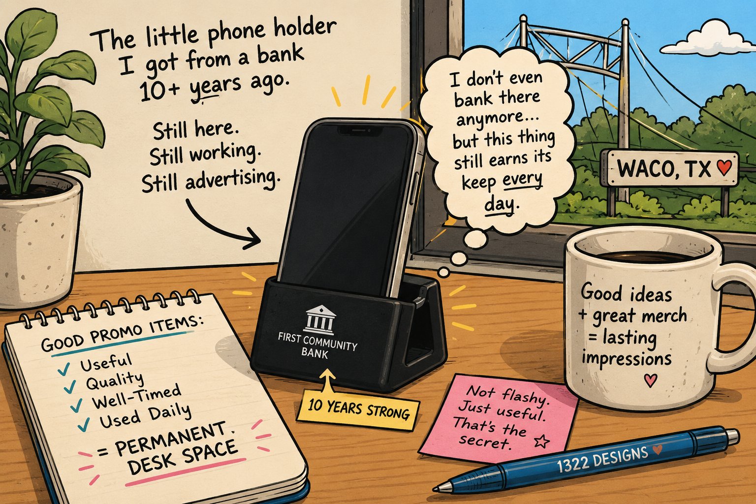 The Promotional Item That Quietly Advertised for 10 Years