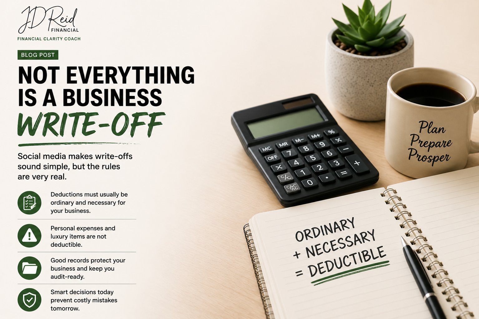 Not Everything Is a Business Write-Off