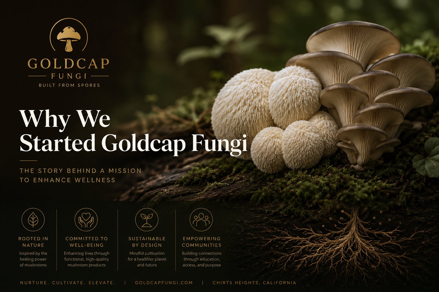 Why We Started Goldcap Fungi: A Journey Into Premium Functional Mushrooms