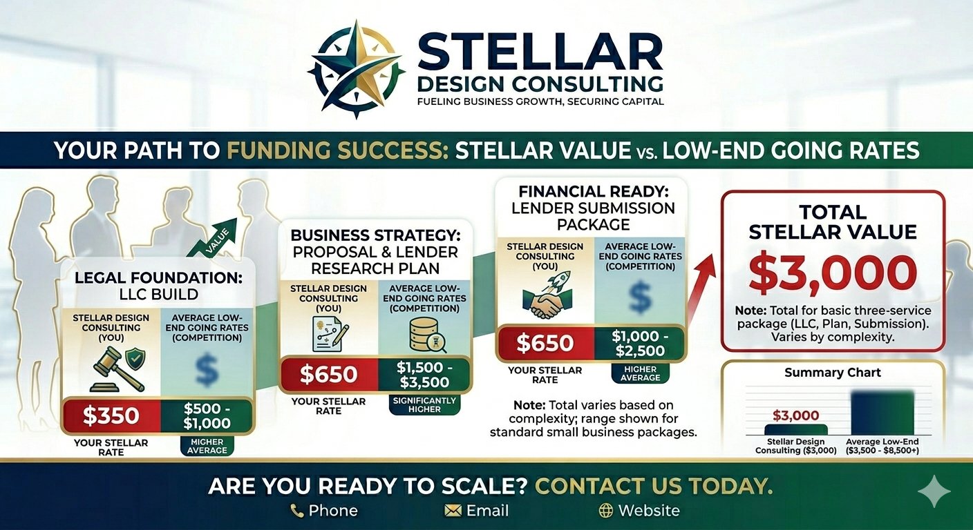 Stellar Design Builds your business!