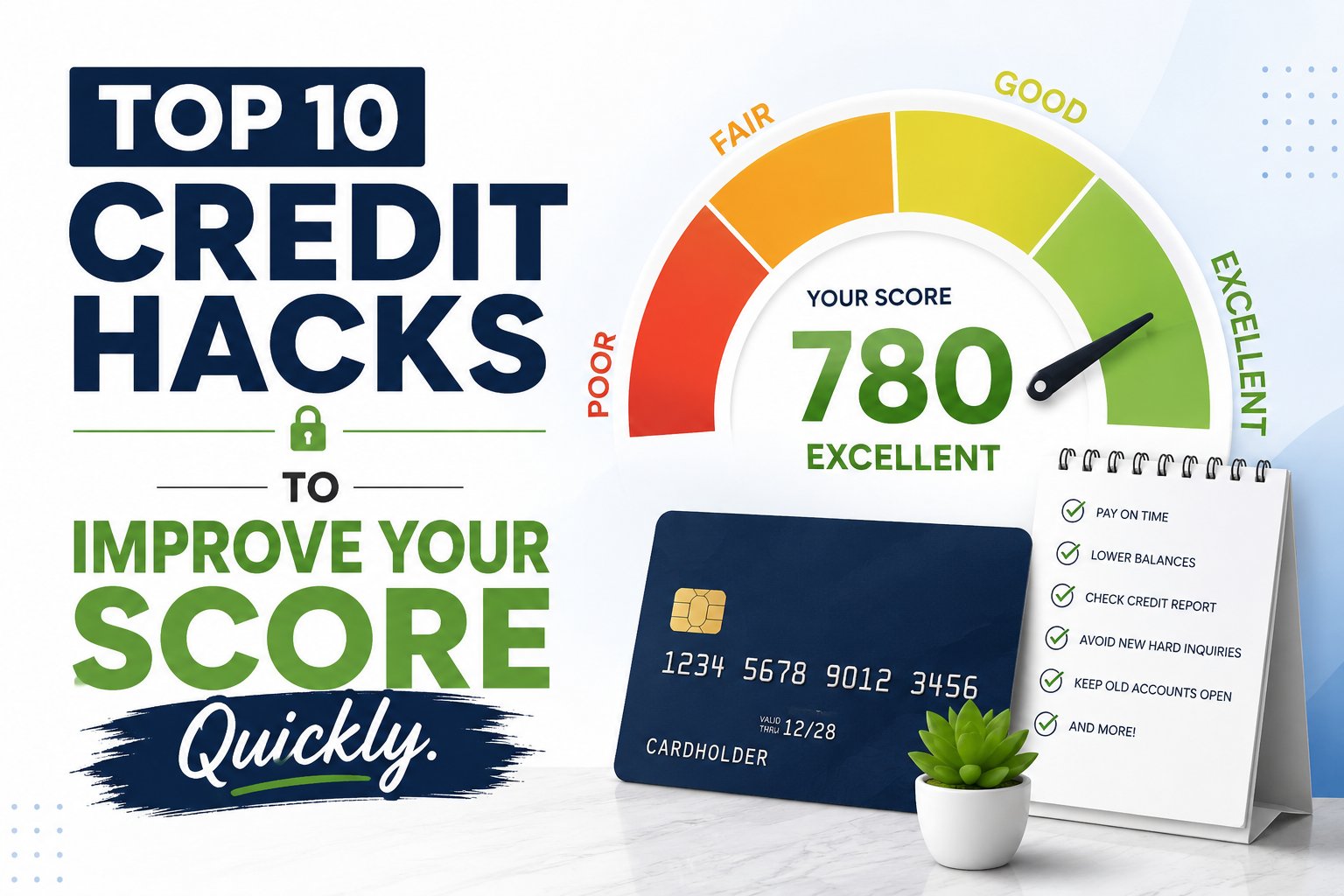 Top 10 Credit Hacks to Improve Your Score Quickly