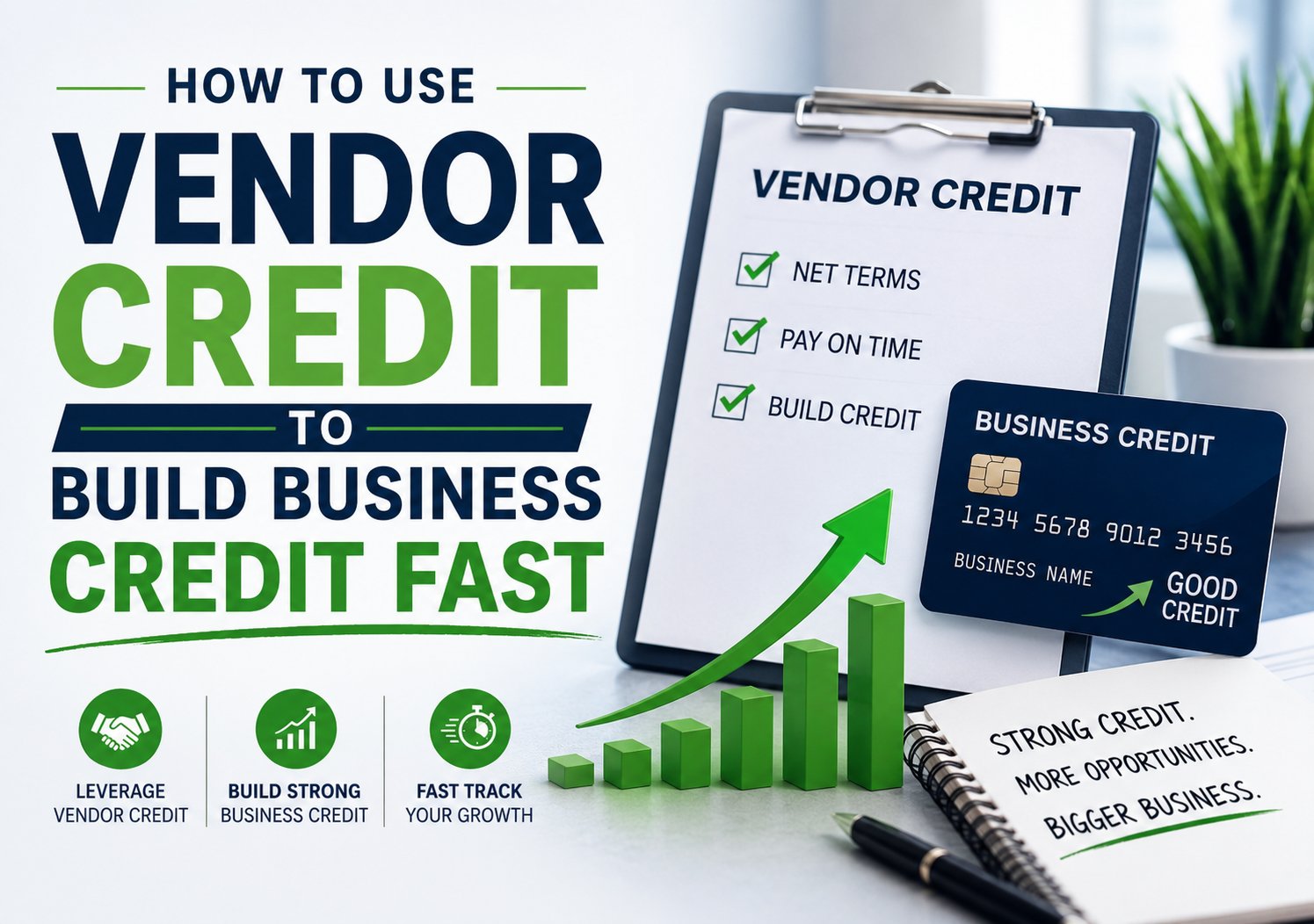 How to Use Vendor Credit to Build Business Credit Fast