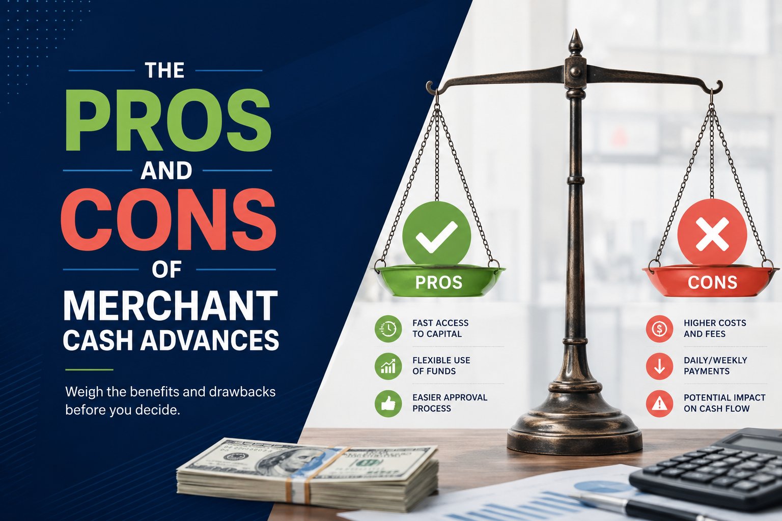 The Pros and Cons of Merchant Cash Advances: What Small Business Owners Need to Know