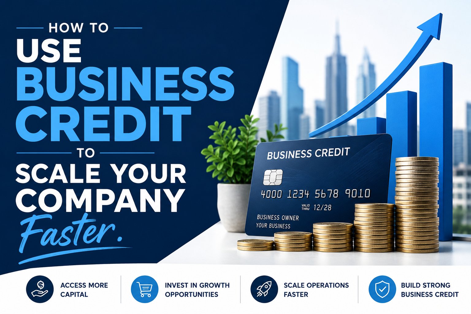 How to Use Business Credit to Scale Your Company Faster