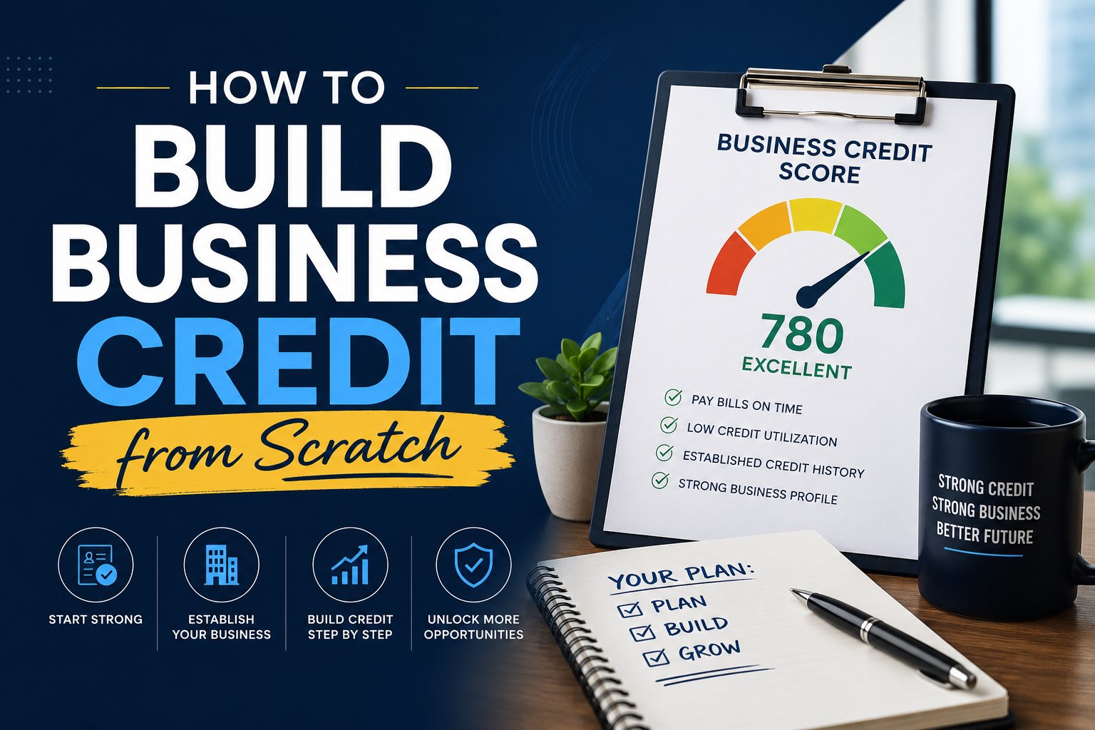 How to Build Business Credit from Scratch: A Step-by-Step Guide