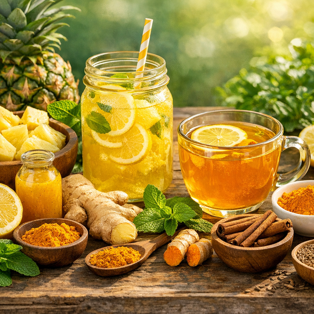 Detoxing the Body: Actions & Delicious Recipes with Pineapple, Cinnamon, and More