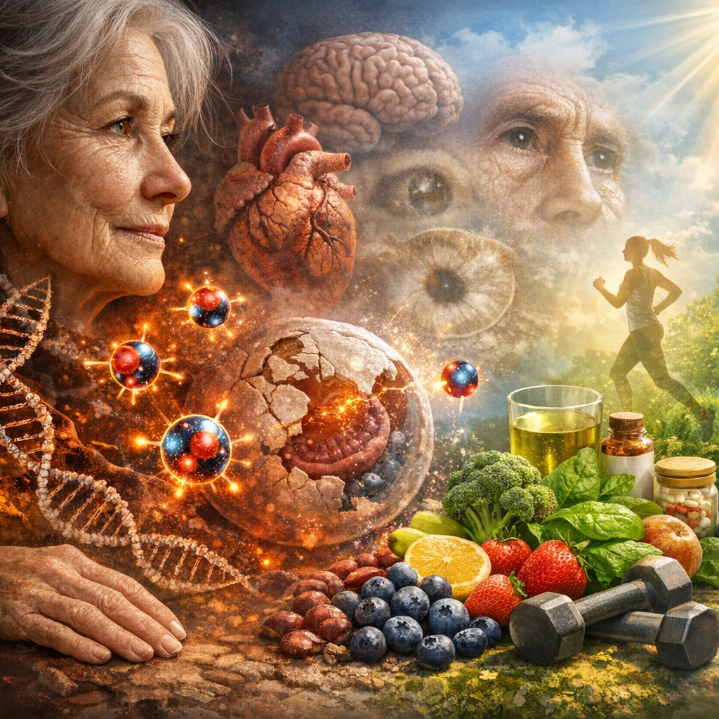 Free Radicals and Aging: Symptoms, Diseases, and How to Protect Your Health